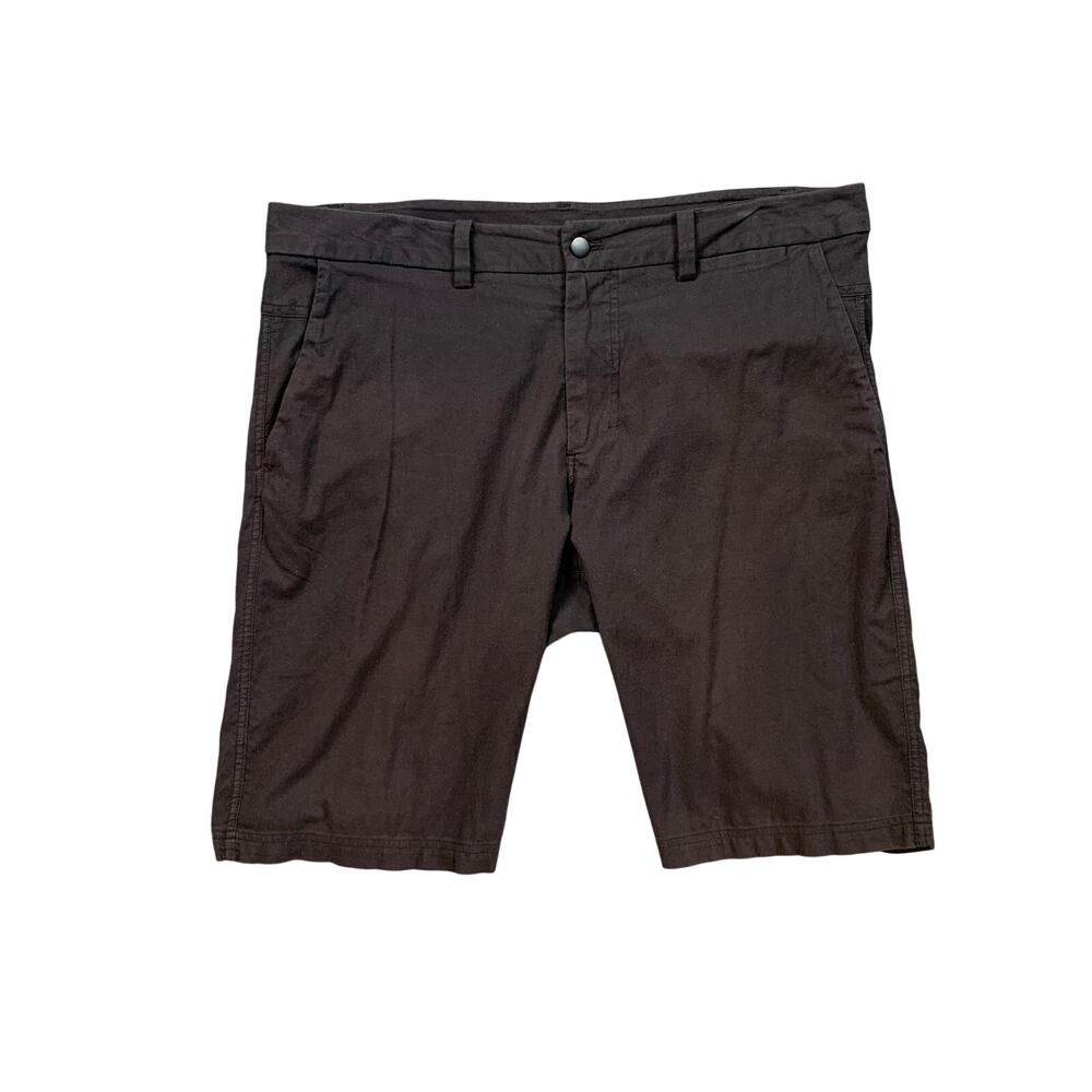 Lululemon Shorts Mens 38 Black ABC Commission Golf Tech Everyday Travel Chino